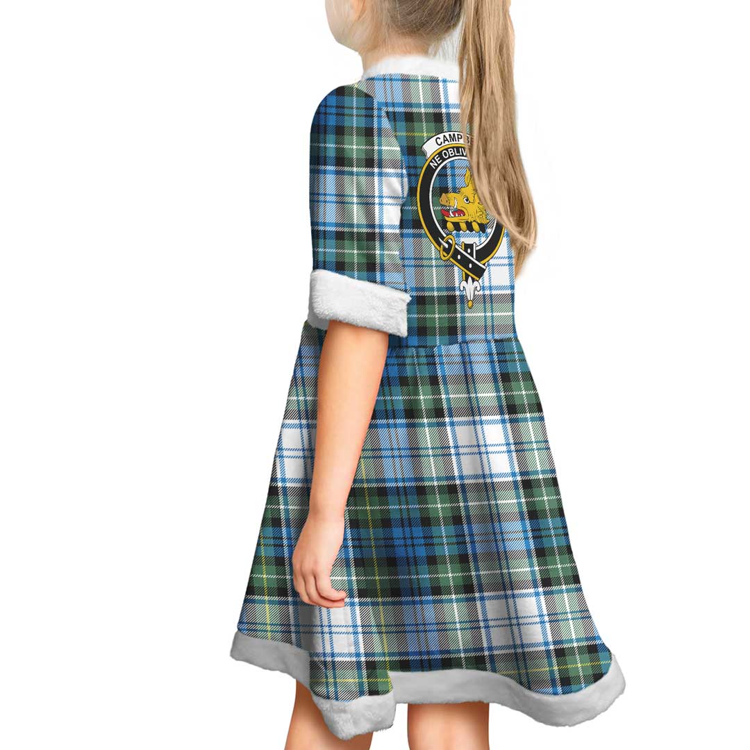 Campbell Dress Clan Tartan Crest Christmas Dress