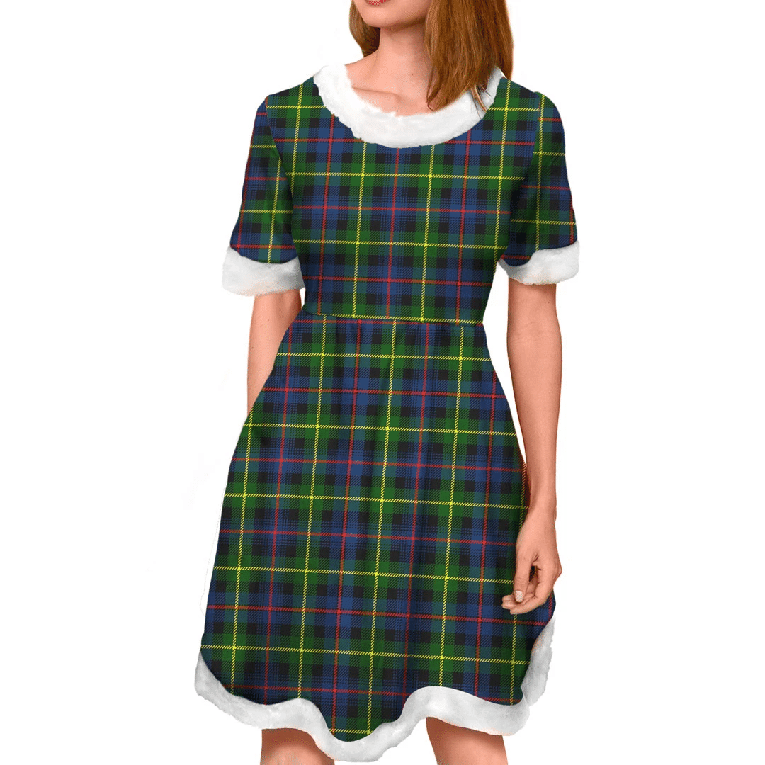 Farquharson Modern Tartan Classic Christmas Dress