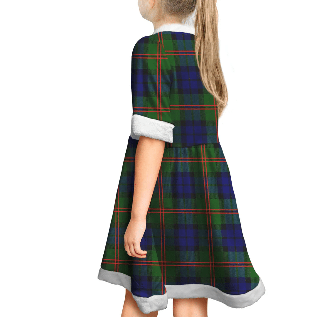 Dundas Modern Tartan Classic Christmas Dress