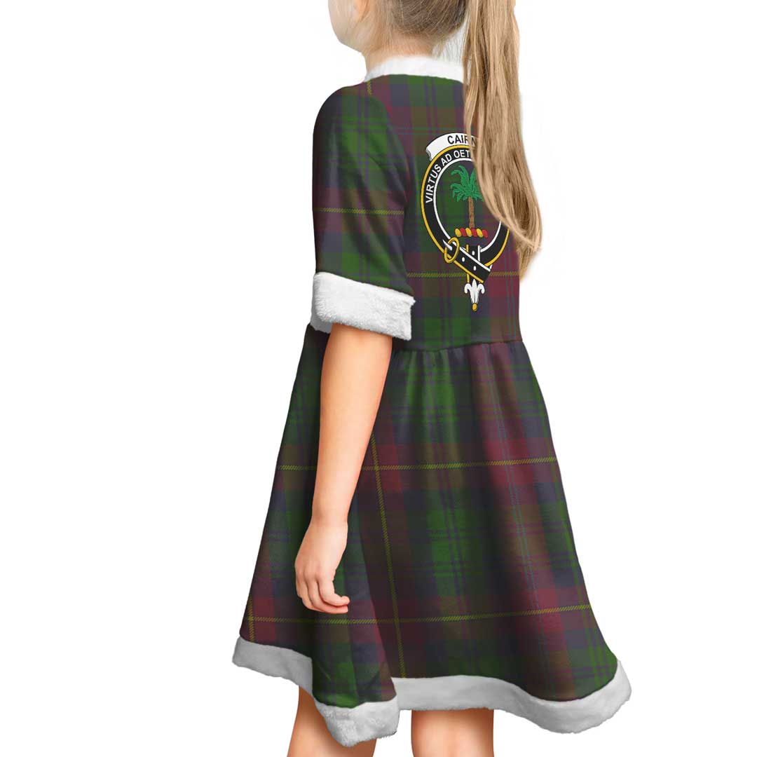 Cairns Clan Tartan Crest Christmas Dress