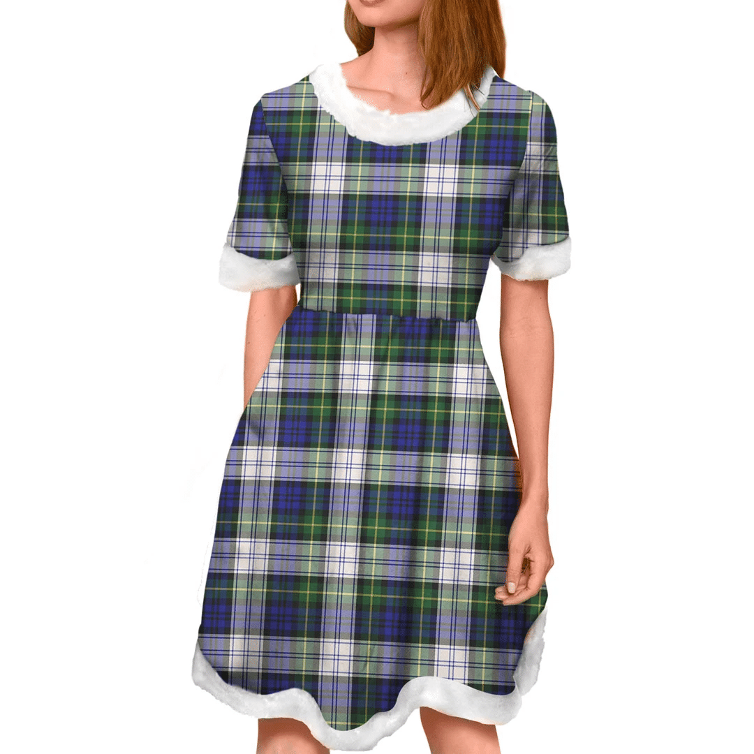 Gordon Dress Modern Tartan Classic Christmas Dress