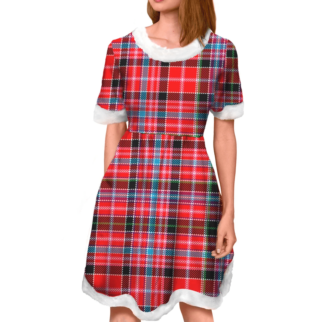 Aberdeen District Tartan Classic Christmas Dress