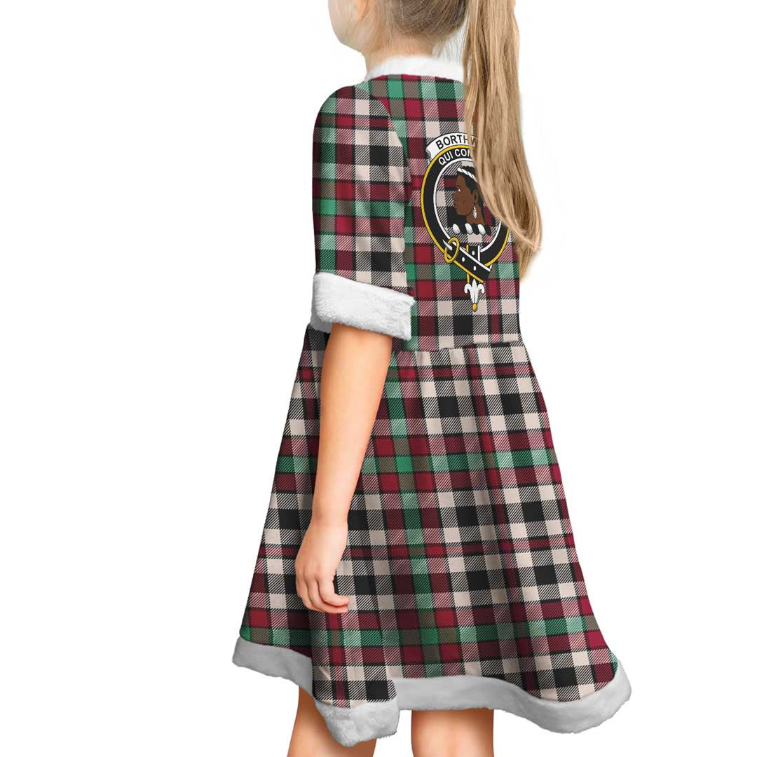 Borthwick Dress Ancient Clan Tartan Crest Christmas Dress