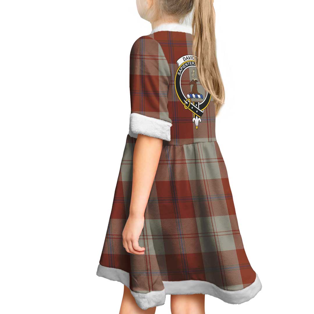 Davidson Dress Dancers Clan Tartan Crest Christmas Dress