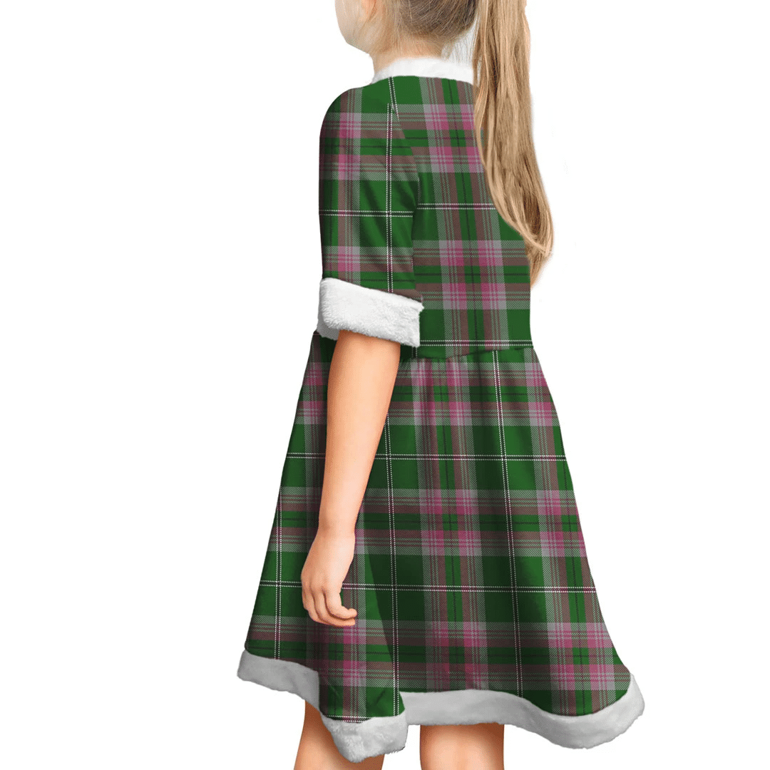 Gray Tartan Classic Christmas Dress