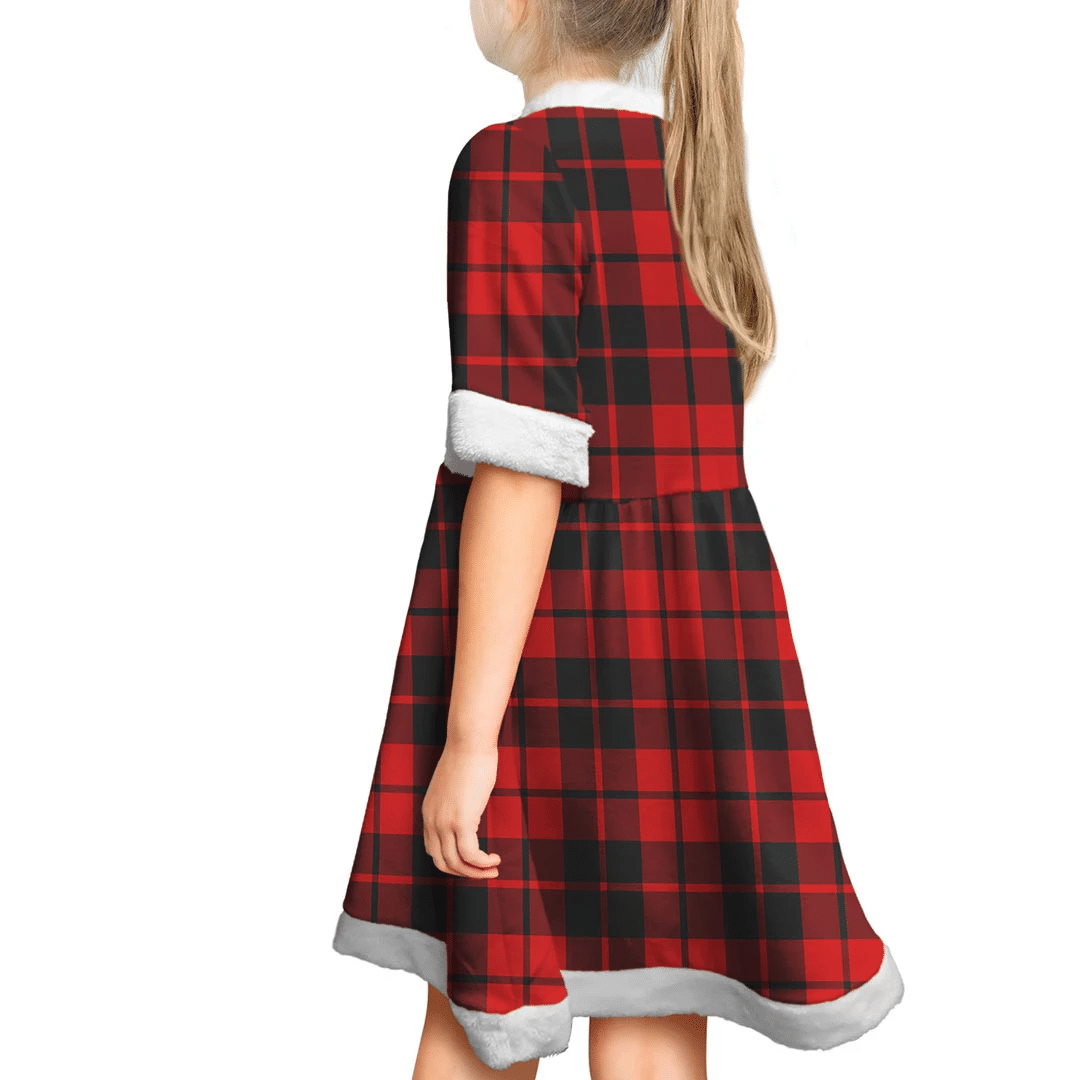 Ettrick District Tartan Classic Christmas Dress