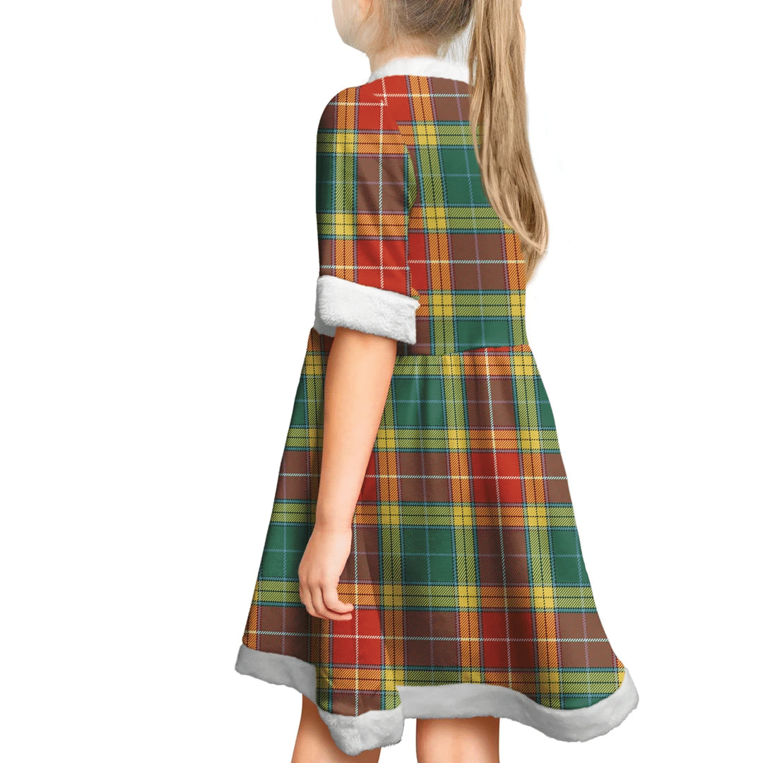 Buchanan Old Sett Tartan Classic Christmas Dress