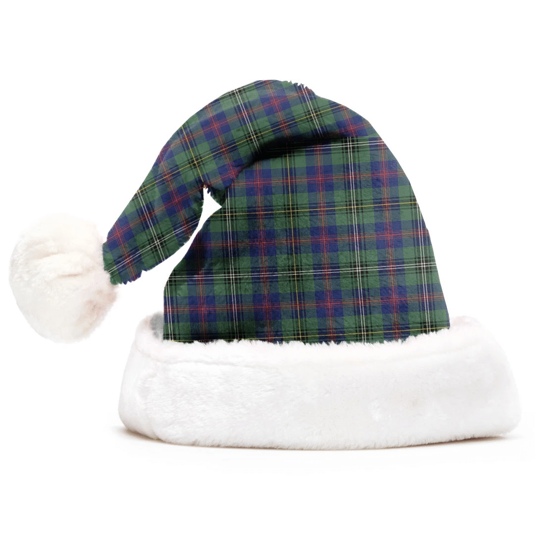 Christmas Hat - Wood Modern Tartan Christmas Hat