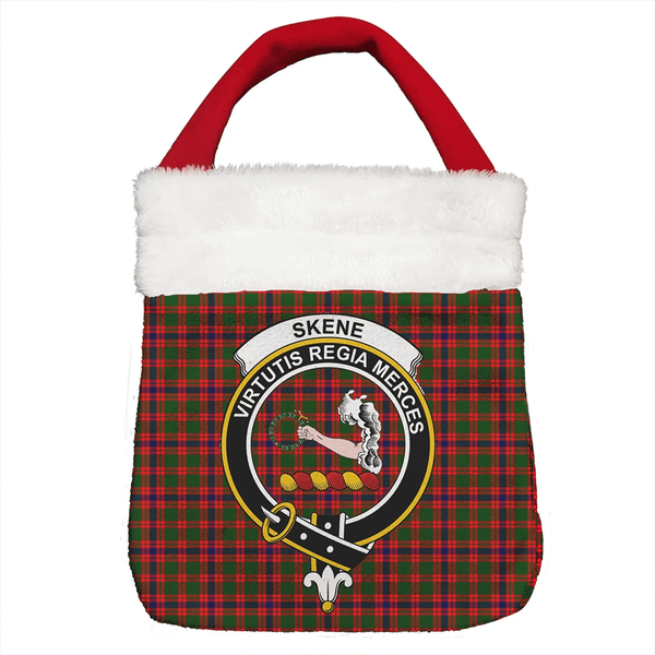 Skene Modern Tartan Classic Crest Christmas Gift Bag