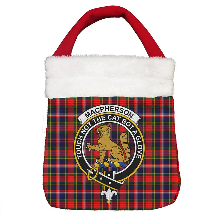 MacPherson Modern Tartan Classic Crest Christmas Gift Bag