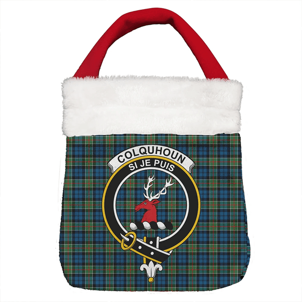 Colquhoun Ancient Tartan Classic Crest Christmas Gift Bag