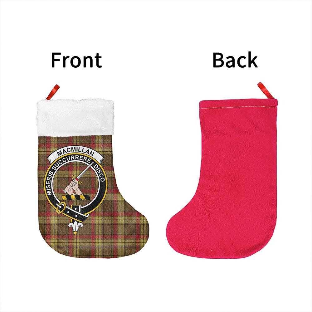 MacMillan Old Weathered Tartan Classic Crest Christmas Sock