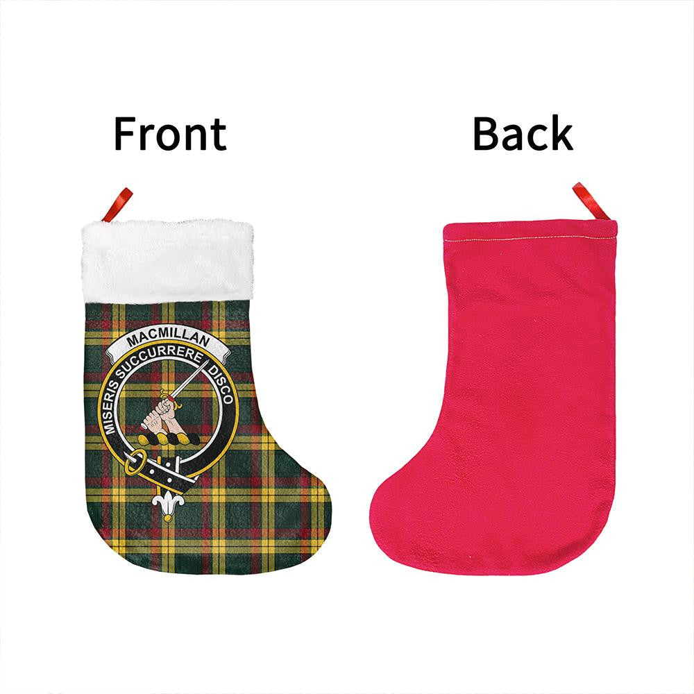 MacMillan Old Modern Tartan Classic Crest Christmas Sock