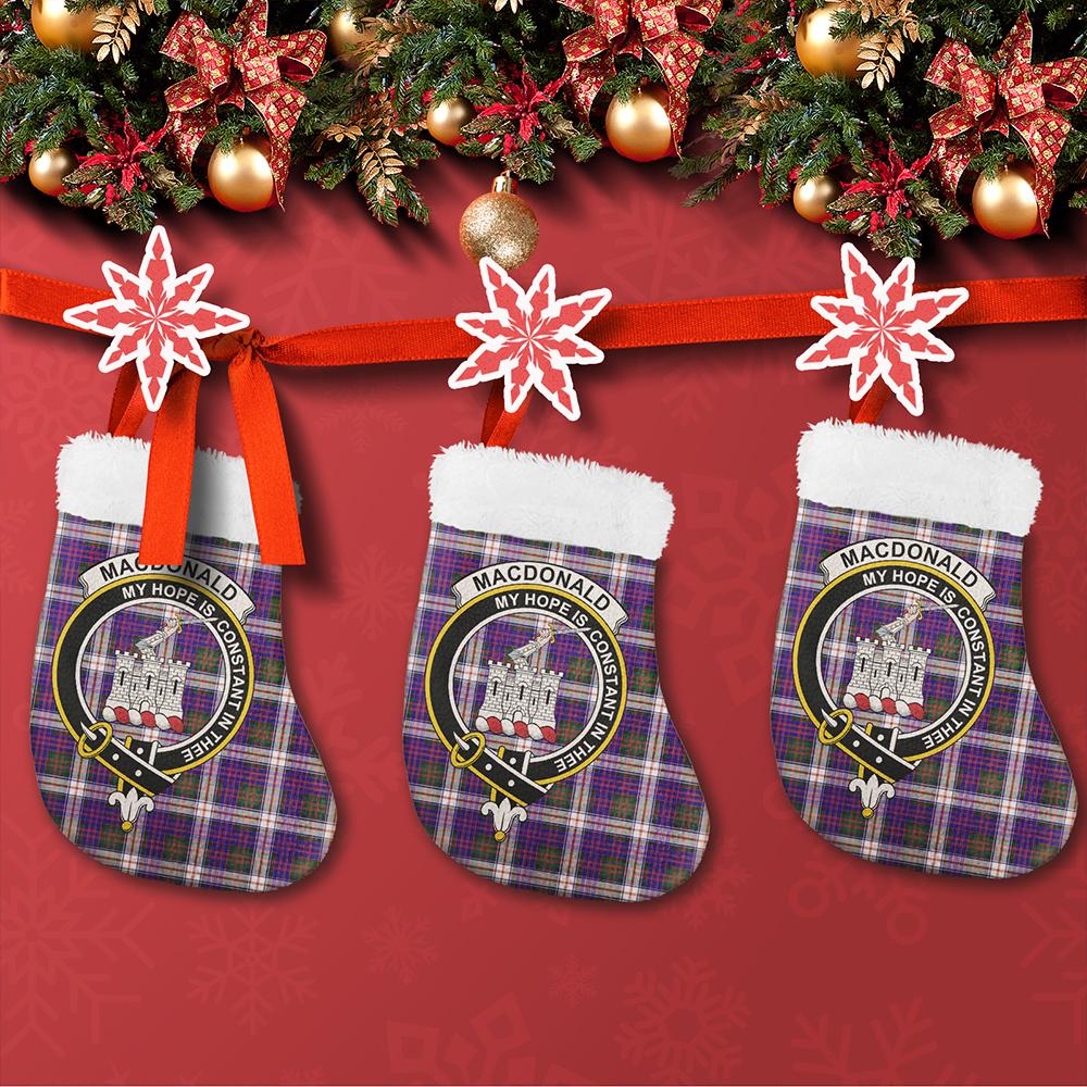 MacDonald Dress Modern Tartan Classic Crest Christmas Sock