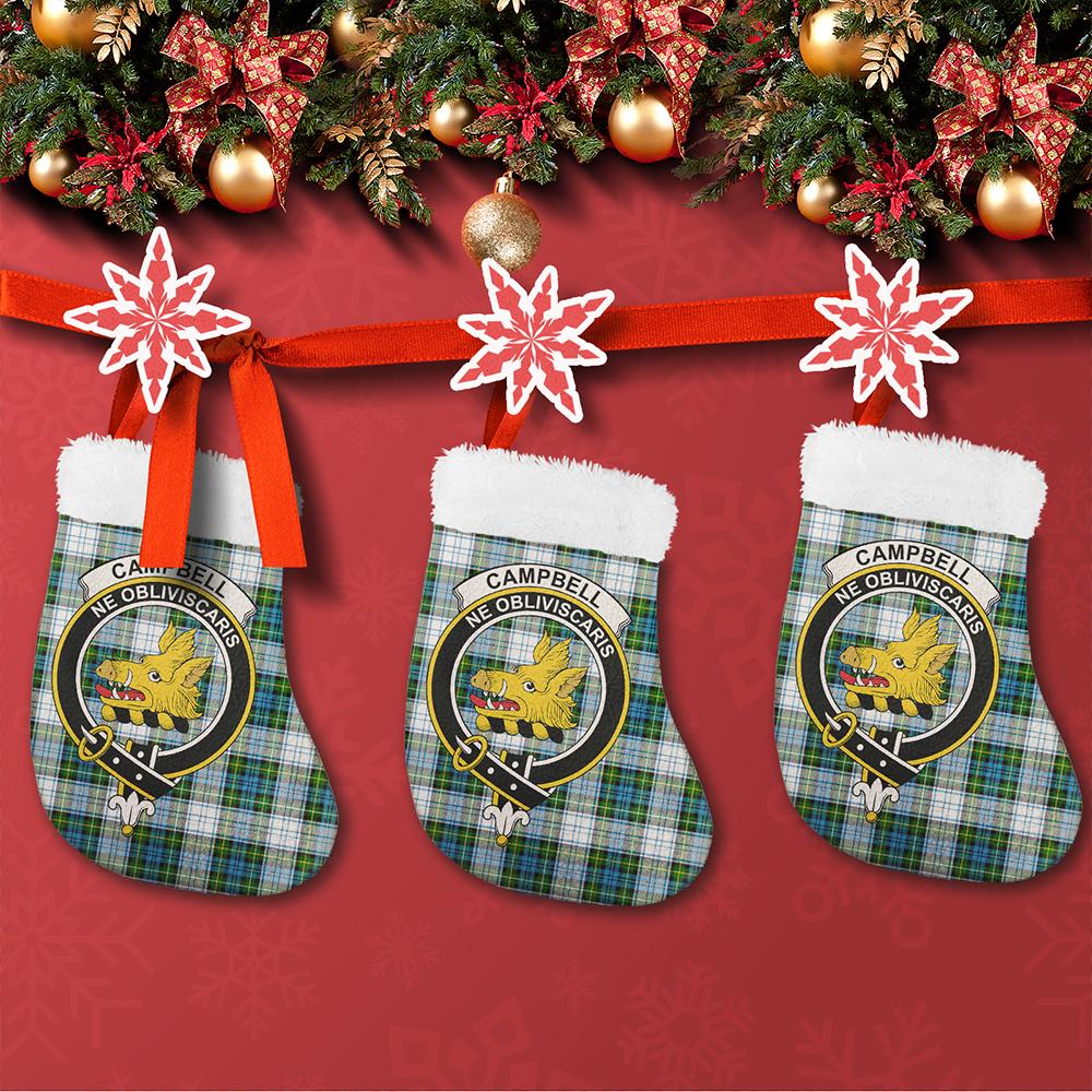 Campbell Dress Ancient Tartan Classic Crest Christmas Sock