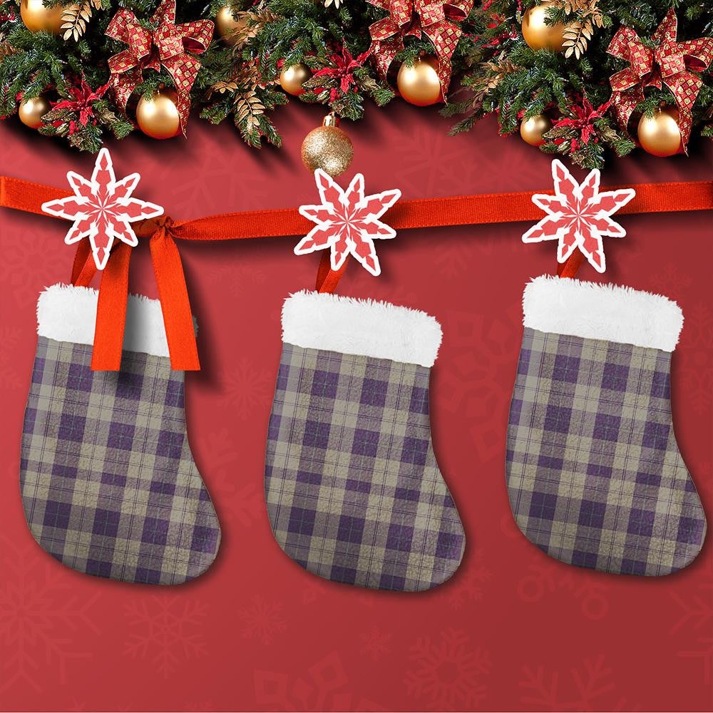 Cunningham Dress Blue Dancers Tartan Classic Christmas Sock