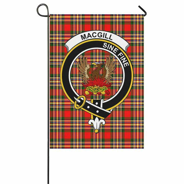 MacGill (Makgill) Tartan Classic Crest Garden Flag