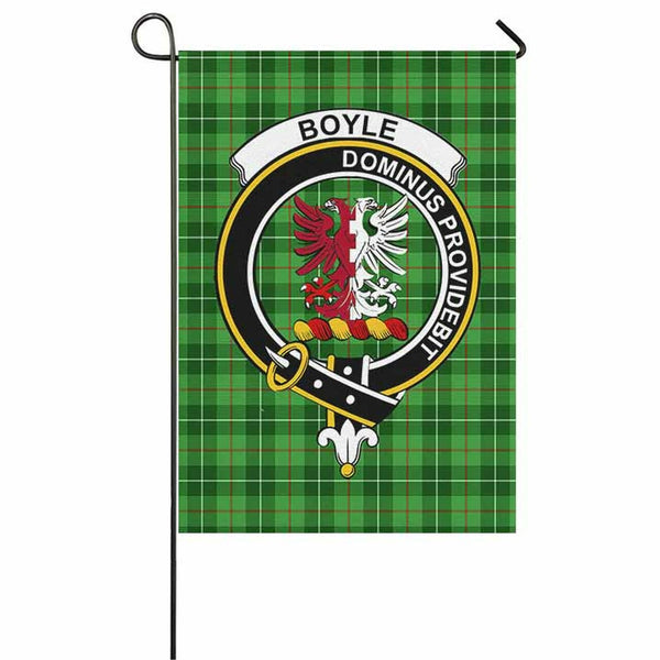 Boyle Tartan Classic Crest Garden Flag