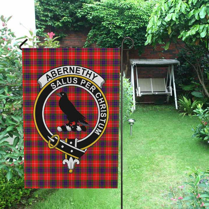 Abernethy Tartan Classic Crest Garden Flag