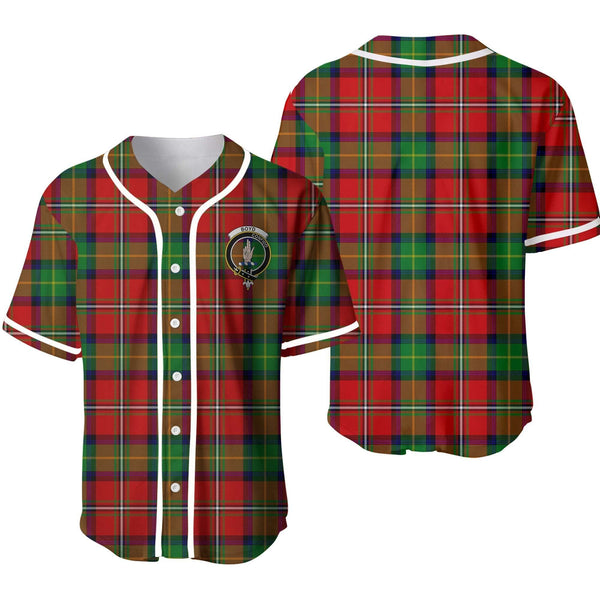 Boyd Tartan Crest Baseball Jersey