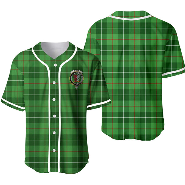 Boyle Tartan Crest Baseball Jersey