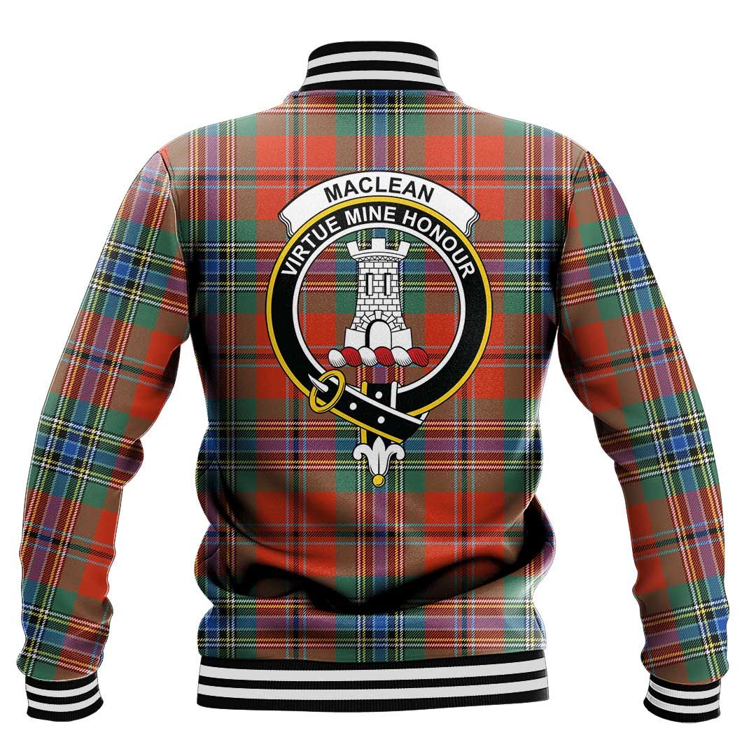 MacLean of Duart Ancient Tartan Crest Baseball Jacket