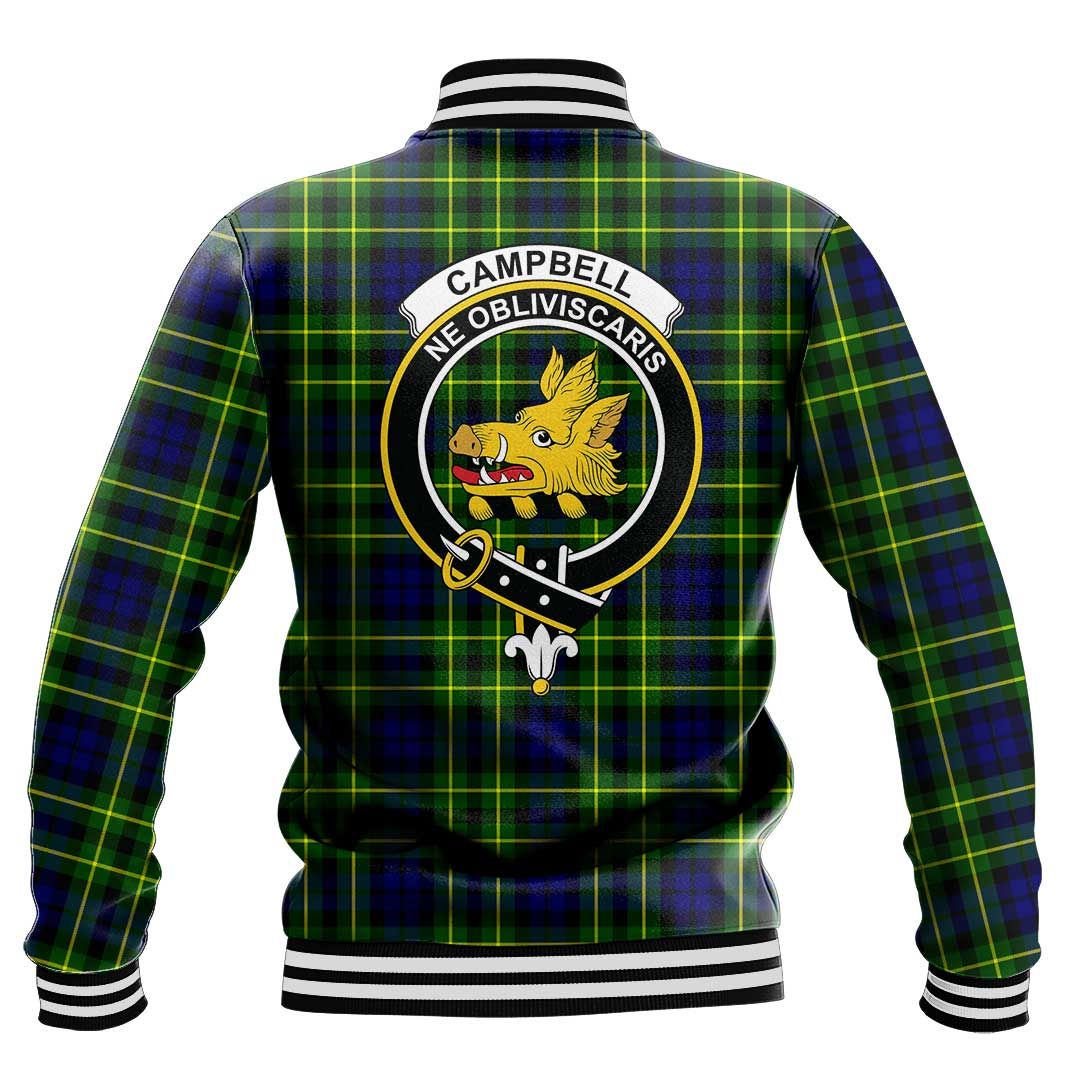 Campbell of Breadalbane Modern Tartan Crest Baseball Jacket