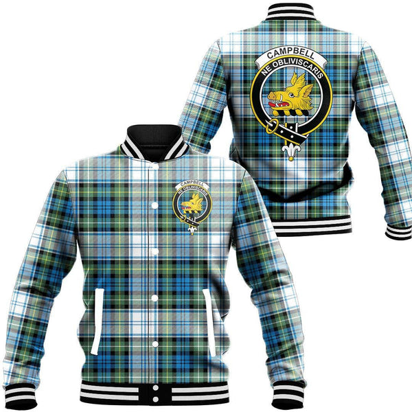 Campbell Dress Tartan Crest Baseball Jacket