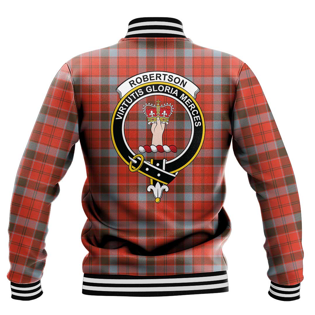 Robertson Weathered Tartan Crest Baseball Jacket