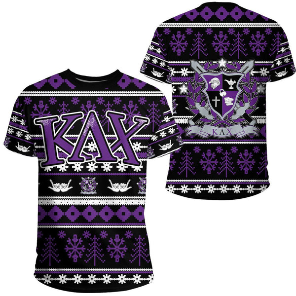 T-shirt - Kappa Lambda Chi Letter Christmas T-shirt