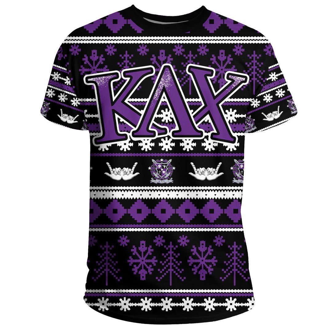 T-shirt - Kappa Lambda Chi Letter Christmas T-shirt