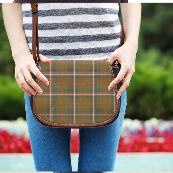 SCOTT BROWN MODERN Tartan Plaid Saddle Bag