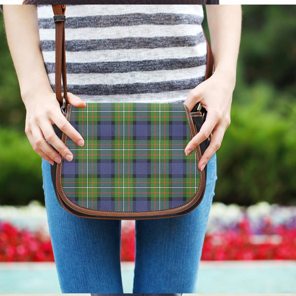 Fergusson Modern Tartan Plaid Saddle Bag