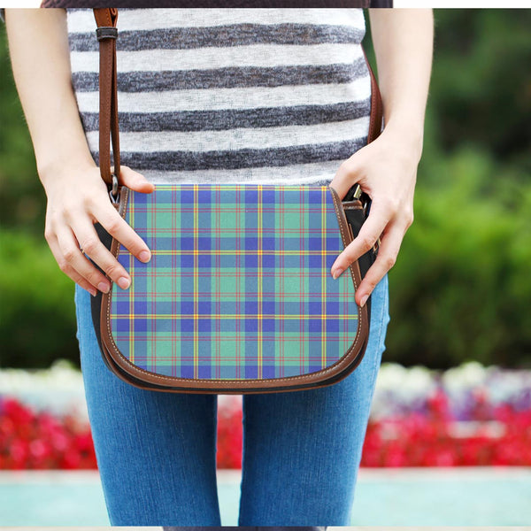 US Marine Tartan Plaid Saddle Bag