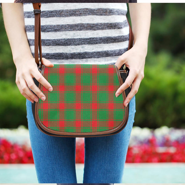 Middleton Modern Tartan Plaid Saddle Bag