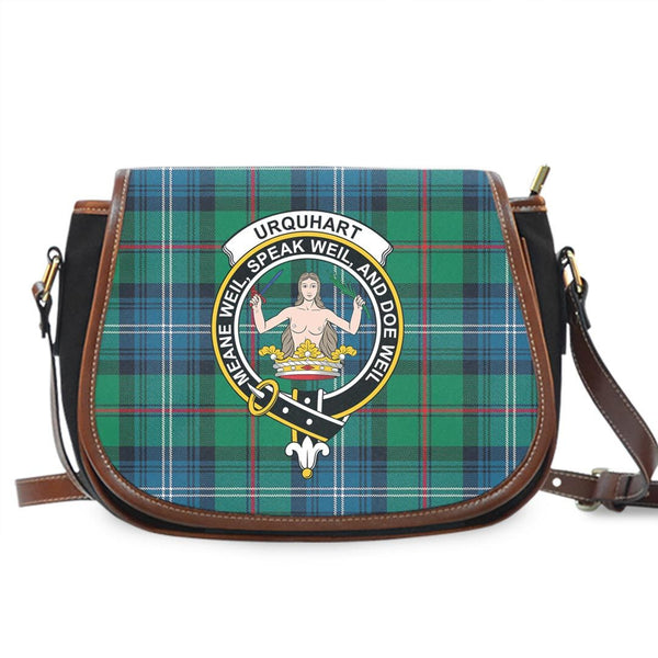Urquhart Ancient Tartan Crest Saddle Bag