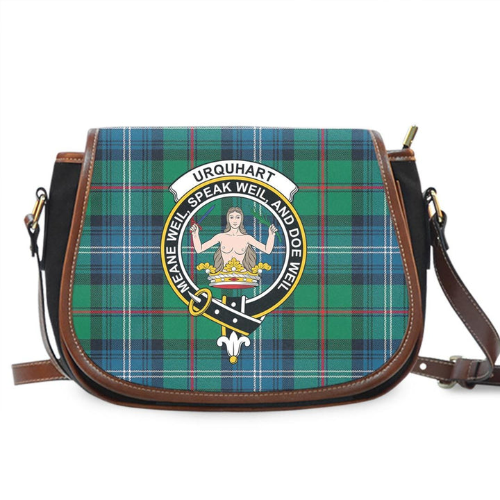 Urquhart Ancient Tartan Crest Saddle Bag