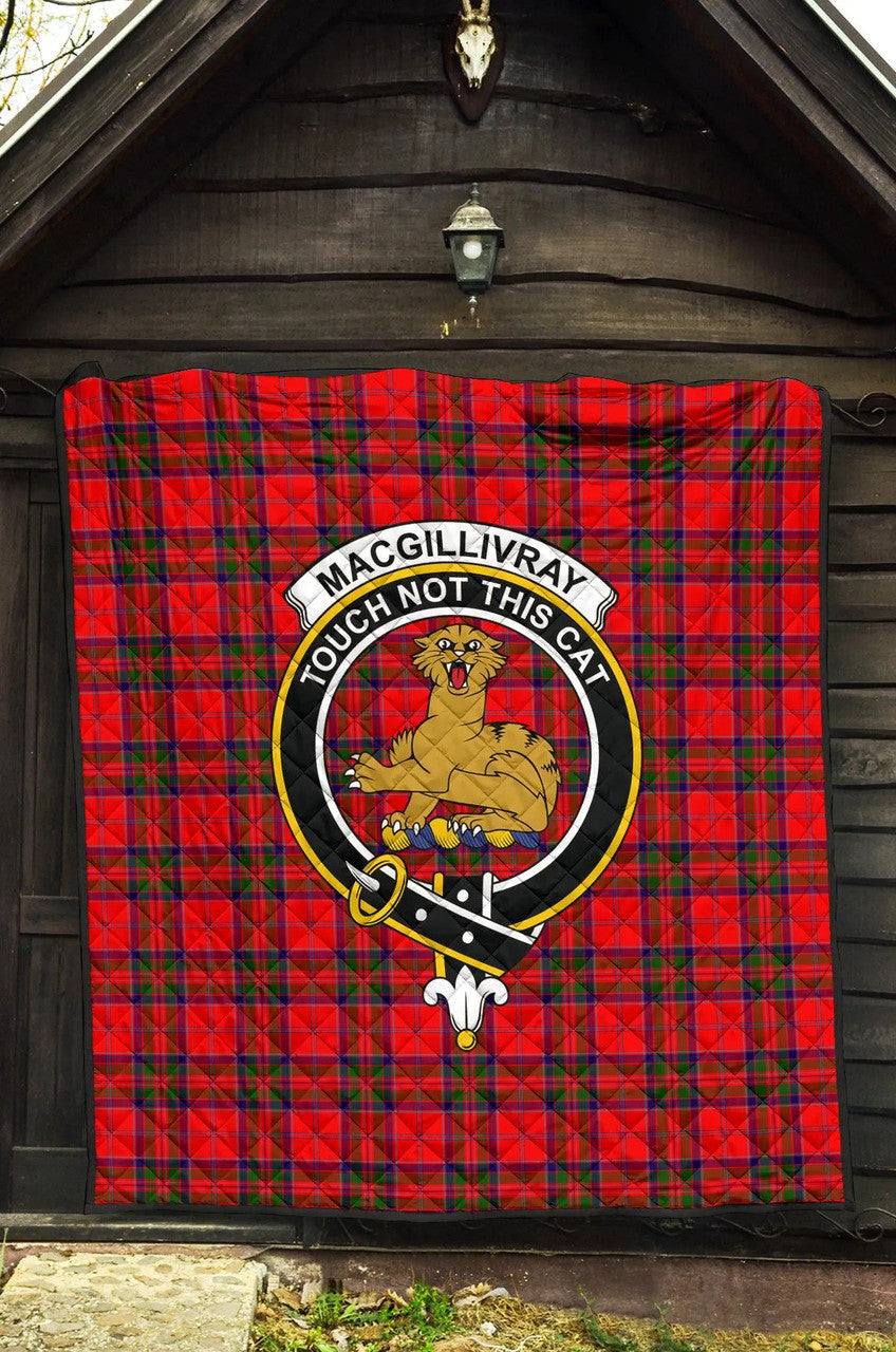 MacGillivray Modern Tartan Classic Crest Premium Quilt