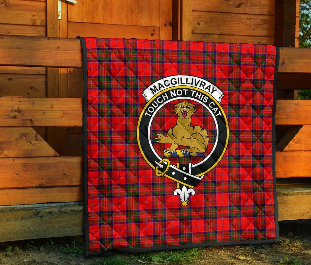 MacGillivray Modern Tartan Classic Crest Premium Quilt