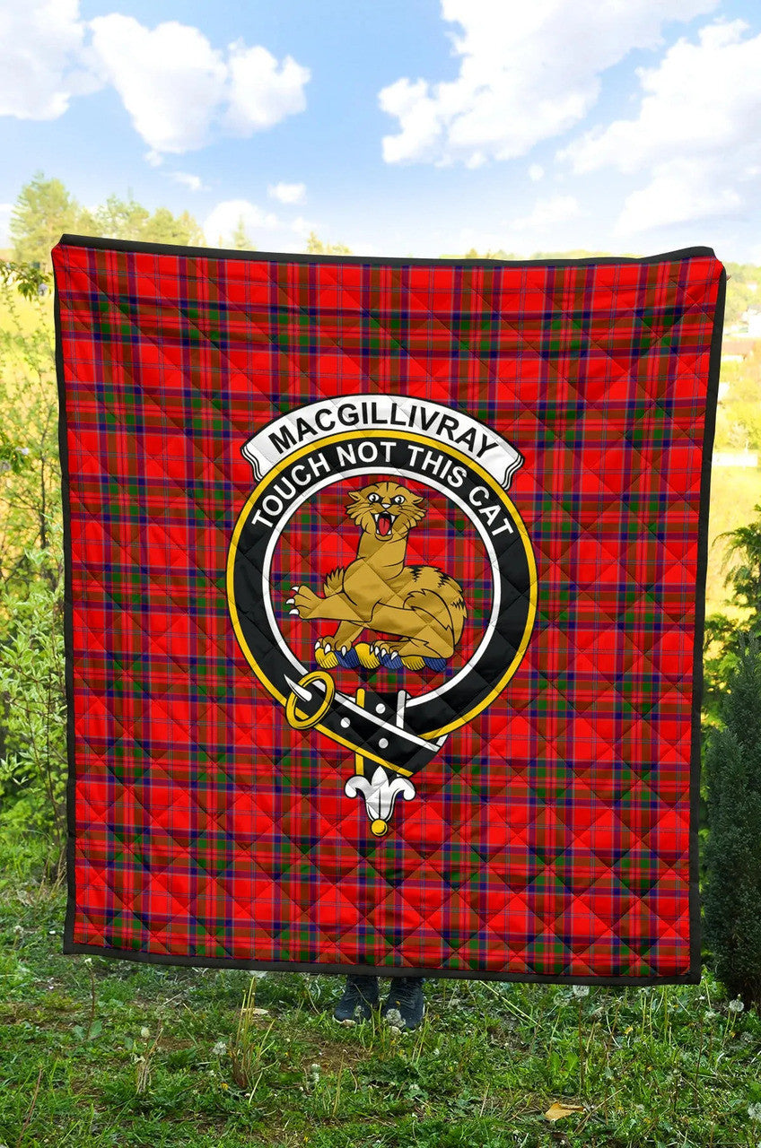 MacGillivray Modern Tartan Classic Crest Premium Quilt