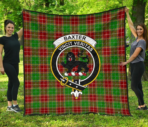 Baxter Modern Tartan Classic Crest Premium Quilt