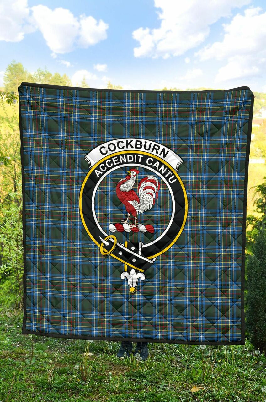 Cockburn Modern Tartan Classic Crest Premium Quilt