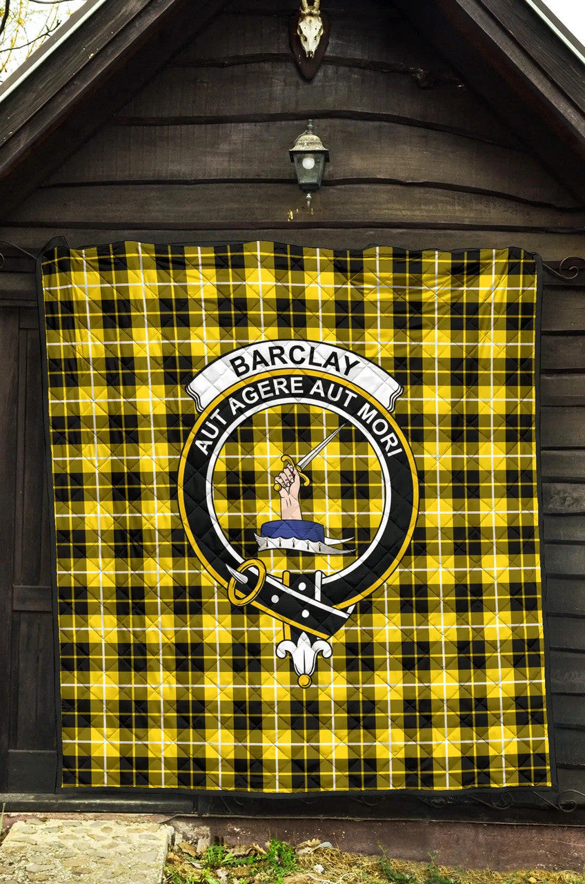 Barclay Dress Modern Tartan Classic Crest Premium Quilt