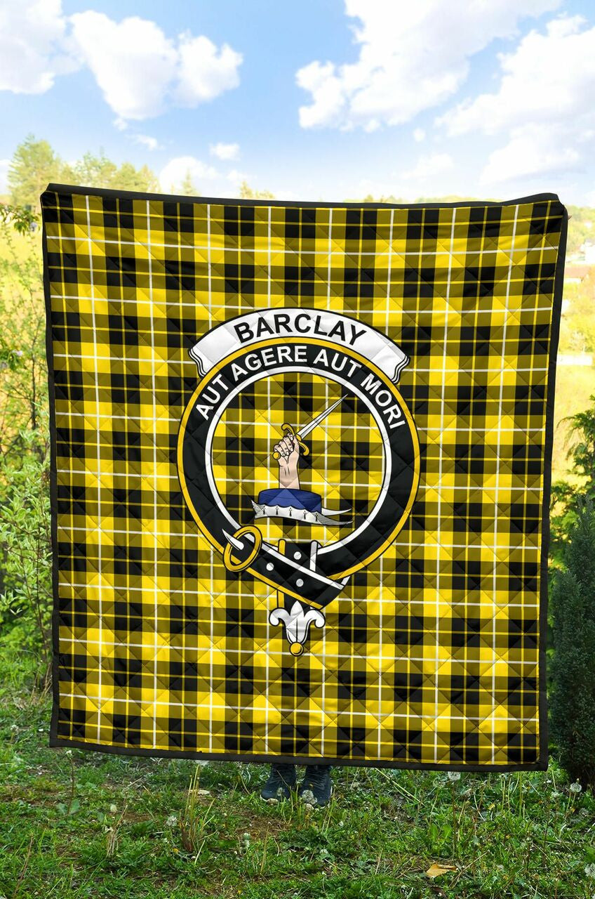 Barclay Dress Modern Tartan Classic Crest Premium Quilt