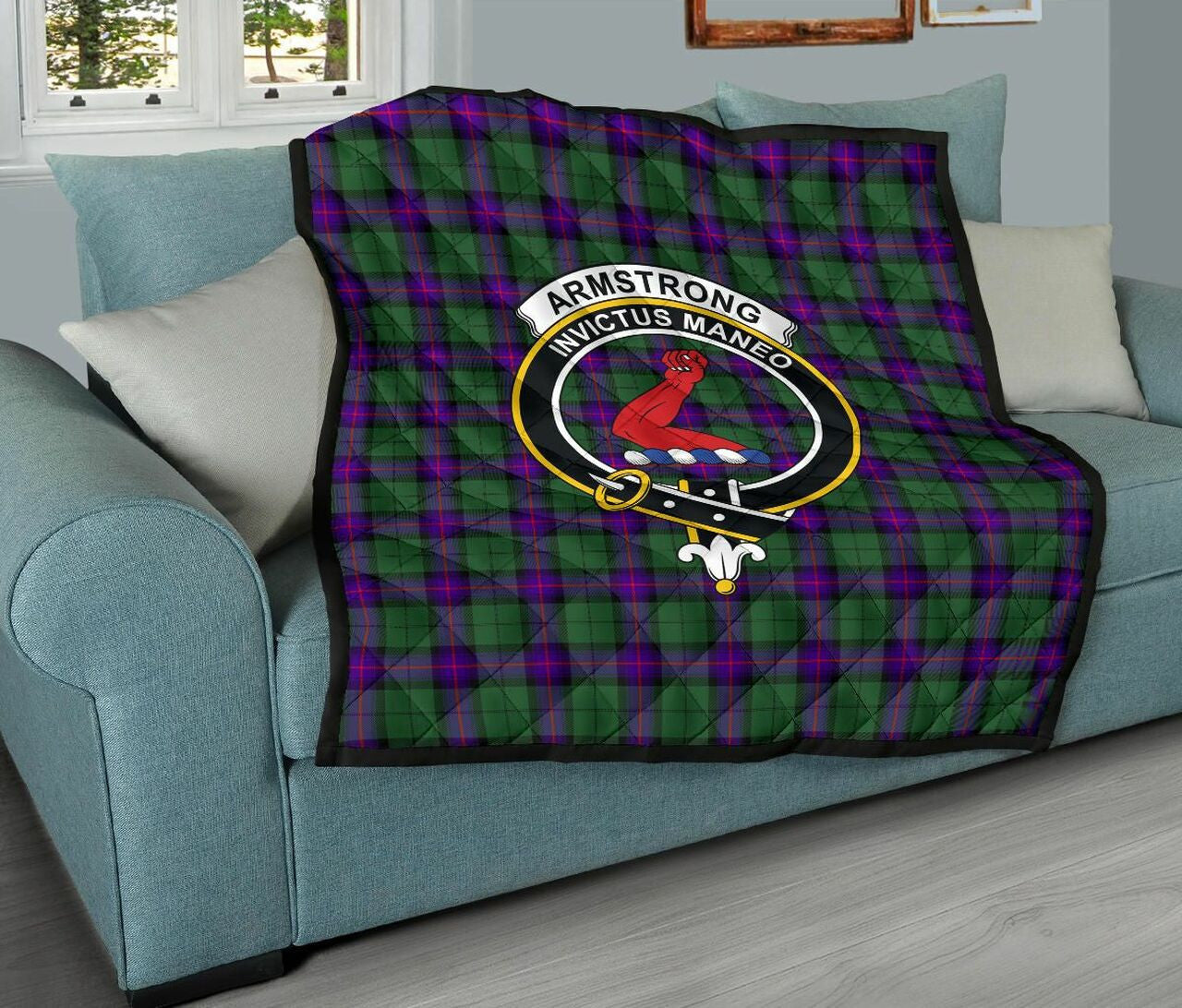 Armstrong Modern Tartan Classic Crest Premium Quilt