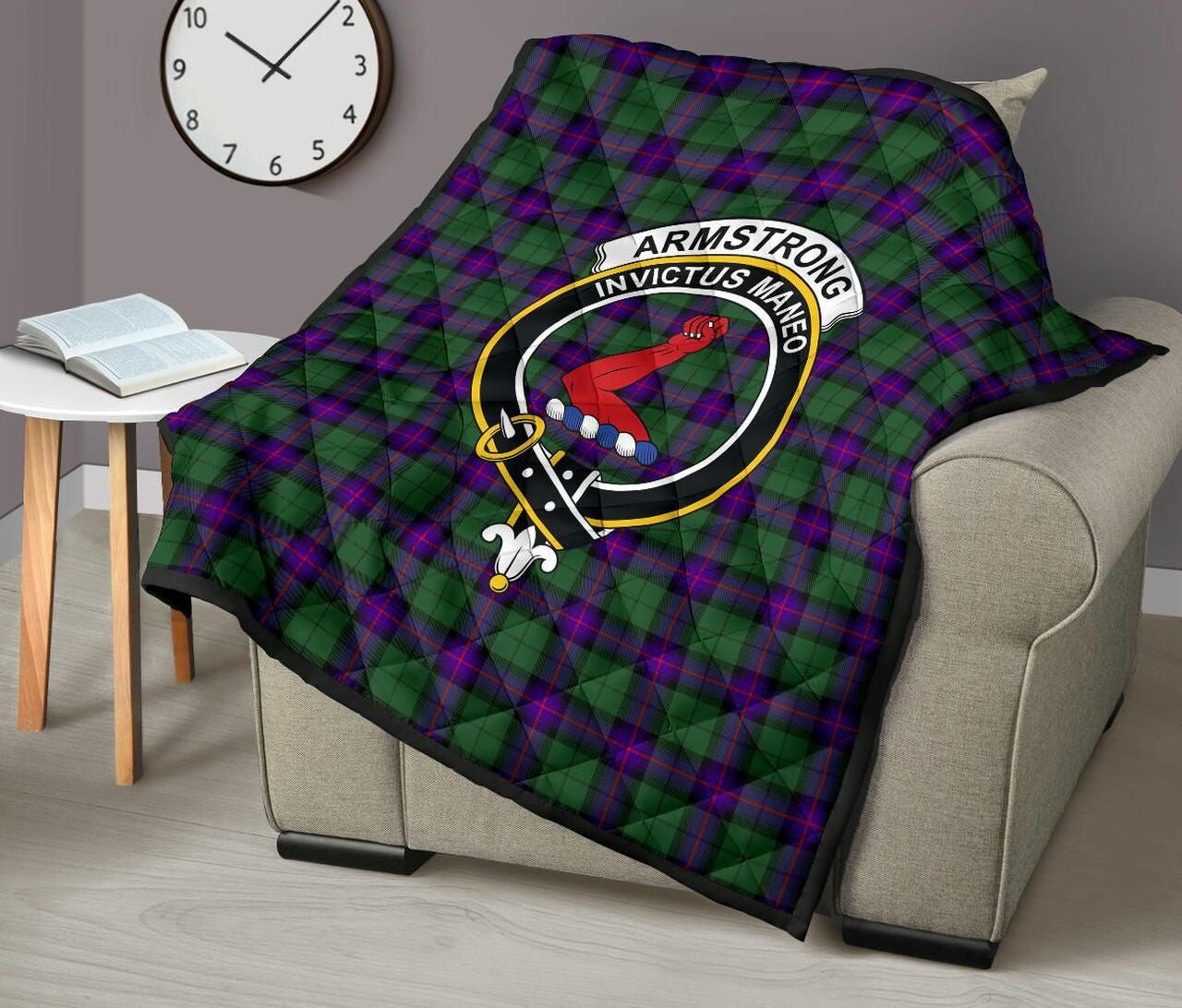 Armstrong Modern Tartan Classic Crest Premium Quilt