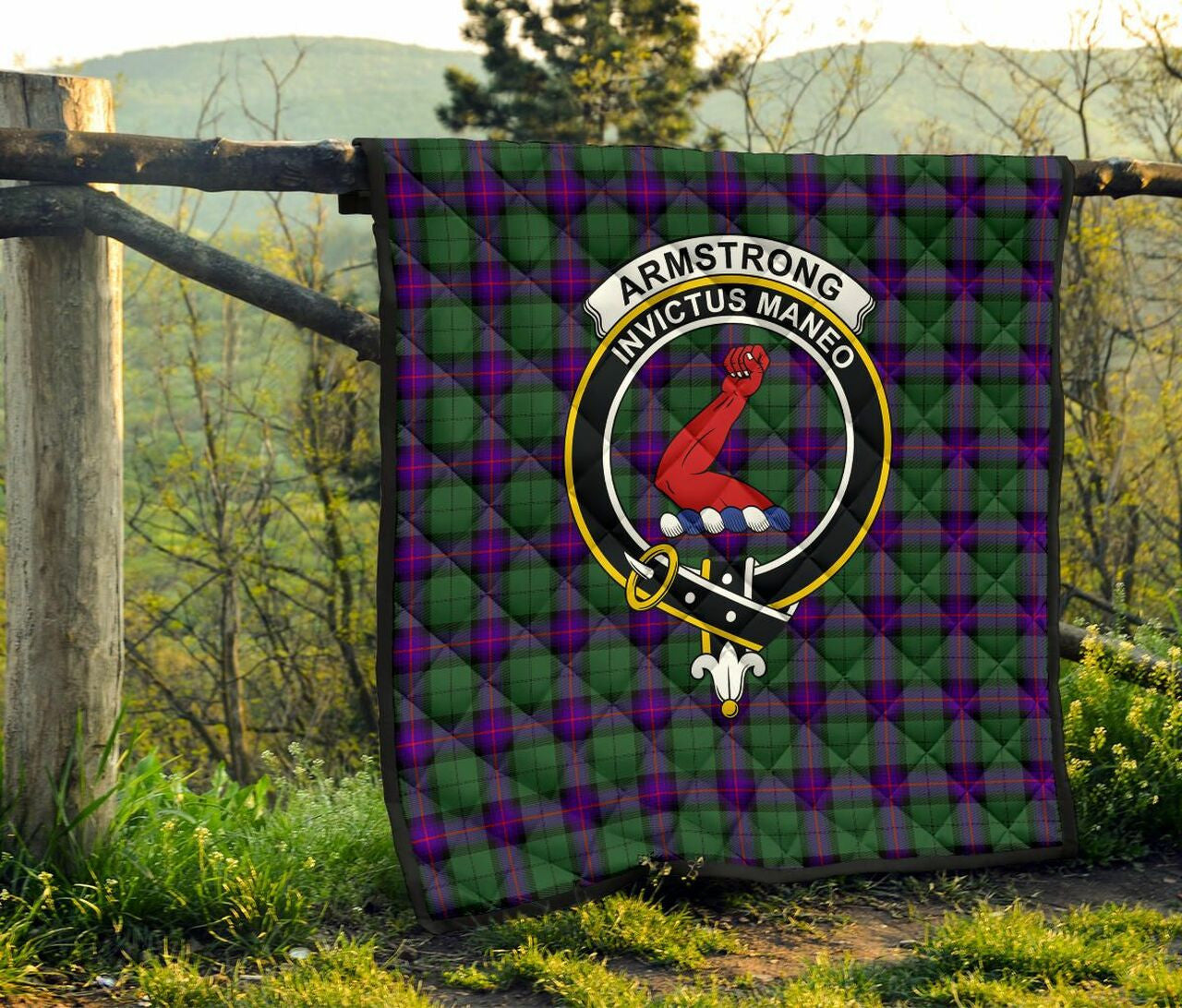 Armstrong Modern Tartan Classic Crest Premium Quilt