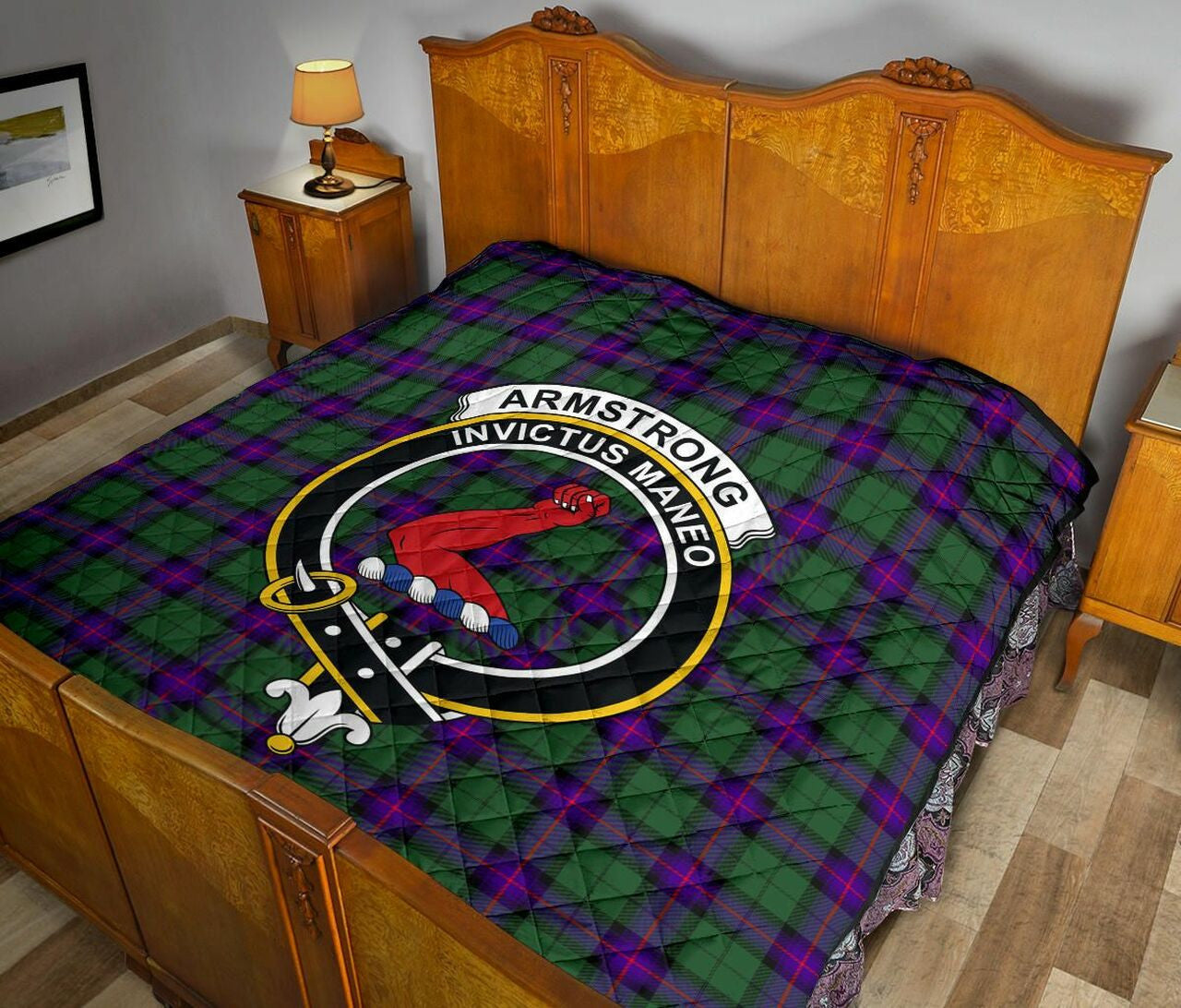 Armstrong Modern Tartan Classic Crest Premium Quilt