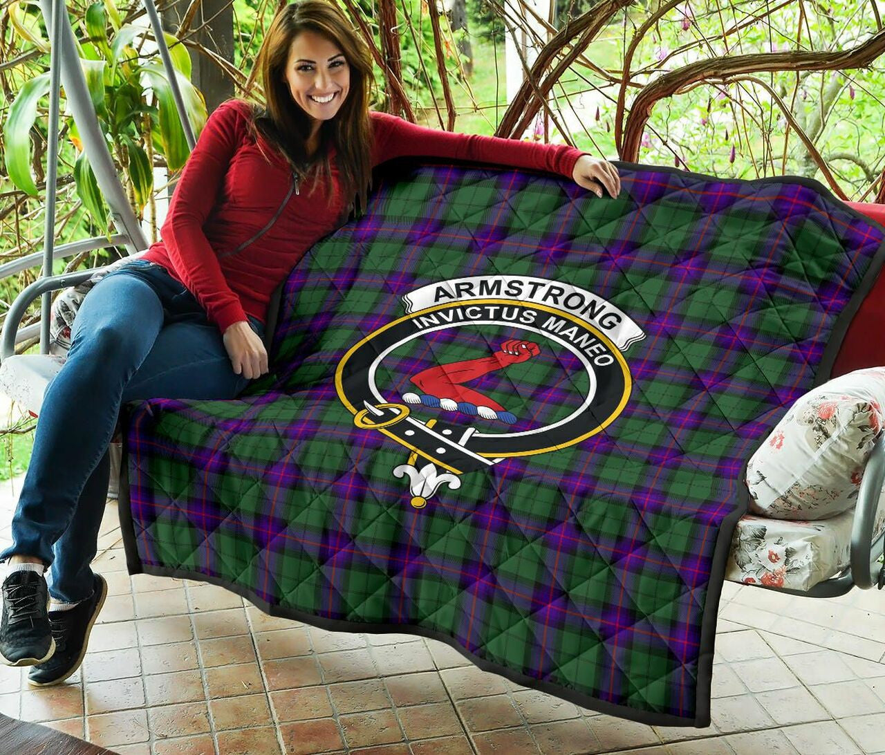 Armstrong Modern Tartan Classic Crest Premium Quilt