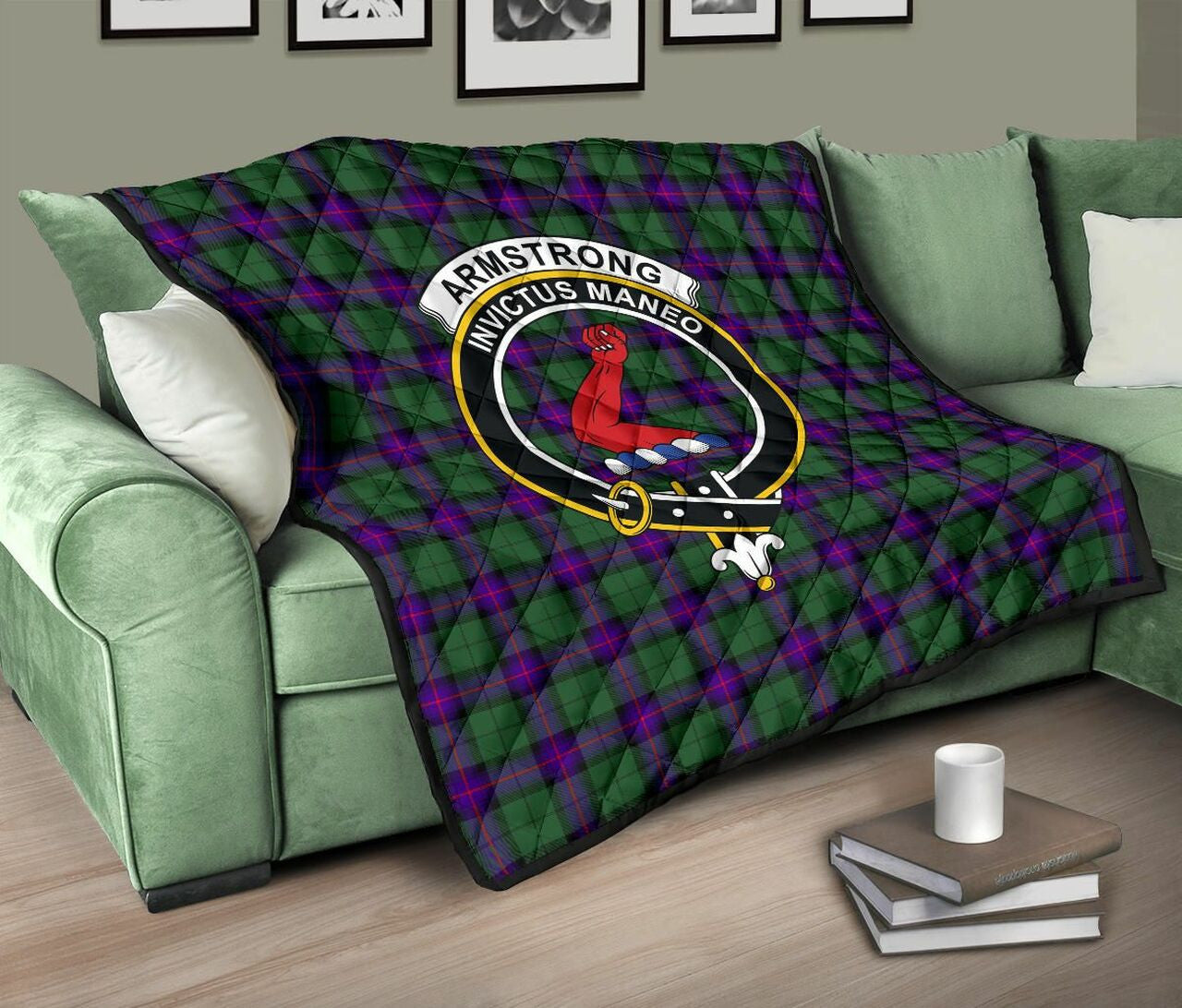 Armstrong Modern Tartan Classic Crest Premium Quilt